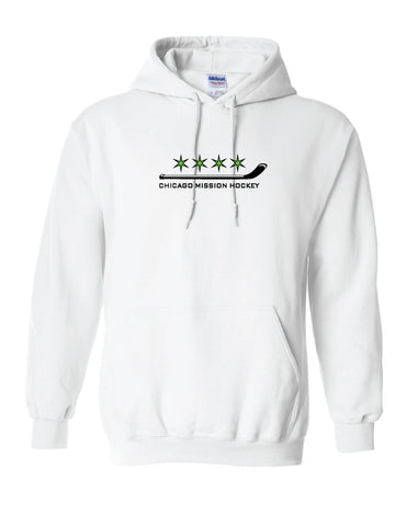 Champion Hooded- S700 Black or White- Stars/ Stick Logo Youth and Adult