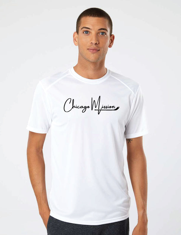 Paragon- Neon or White Script Logo Performance T Shirt- 10171 – Chicago  Mission Apparel
