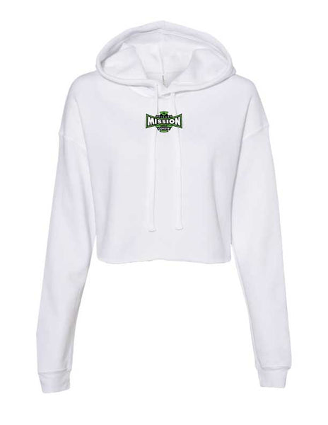 Women's Cropped Fleece Hoodie - 7502